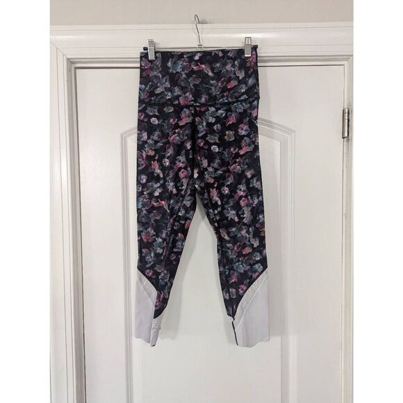 Lululemon Wunder‎ Under Scalloped Hem High-Rise Crop 23" Luxtreme Roll Down 4* - Picture 1 of 5